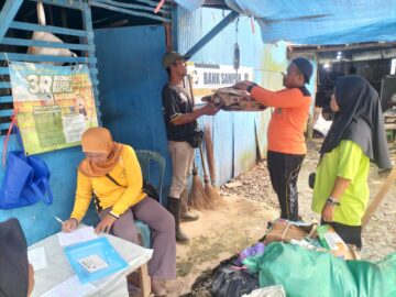 Bank Sampah Pasar Martapura Jadi Contoh Pengelolaan Sampah Berbasis Ekonomi Sirkular