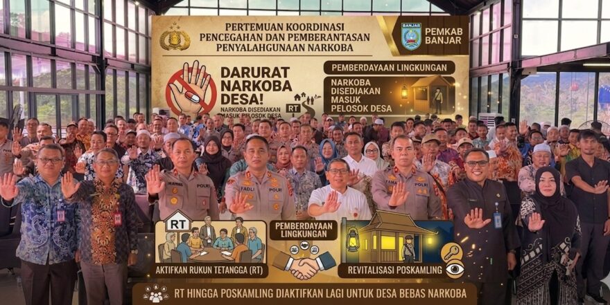 Narkoba Disebut Sudah Masuk Pelosok Desa, Pemkab Banjar Minta RT hingga Poskamling Diaktifkan Lagi