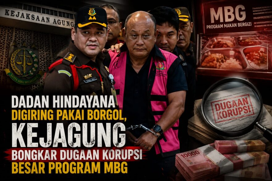 Dadan Hindayana Digiring Pakai Borgol, Kejagung Bongkar Dugaan Korupsi Besar Program MBG