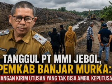Tanggul PT MMI Jebol, Pemkab Banjar Murka: Jangan Kirim Utusan yang Tak Bisa Ambil Keputusan