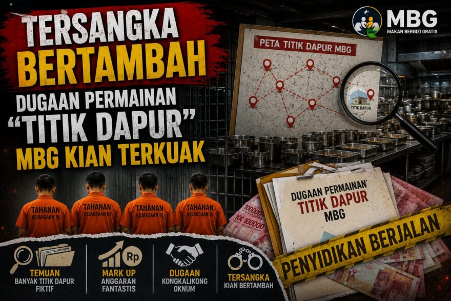 Tersangka Bertambah, Dugaan Permainan “Titik Dapur” MBG Kian Terkuak