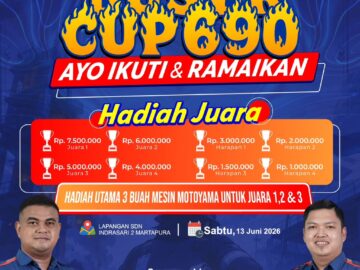 BUSER CUP 690 Siap Guncang Martapura, Perebutkan Hadiah Puluhan Juta dan Mesin Motoyama