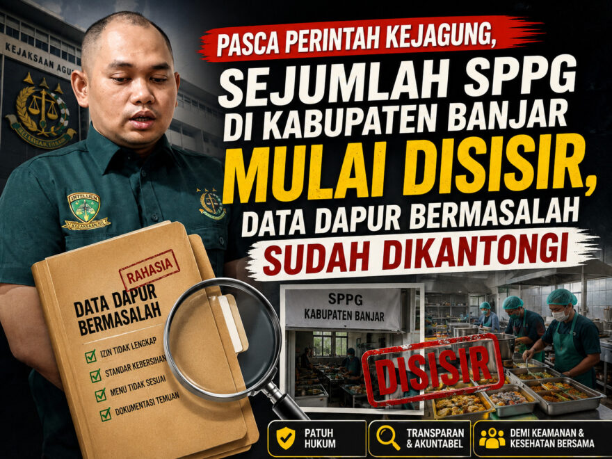 Pasca Perintah Kejagung, Sejumlah SPPG di Kabupaten Banjar Mulai Disisir, Data Dapur Bermasalah Sudah Dikantongi