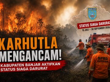 Karhutla Mengancam, Kabupaten Banjar Aktifkan Status Siaga Darurat hingga Akhir September