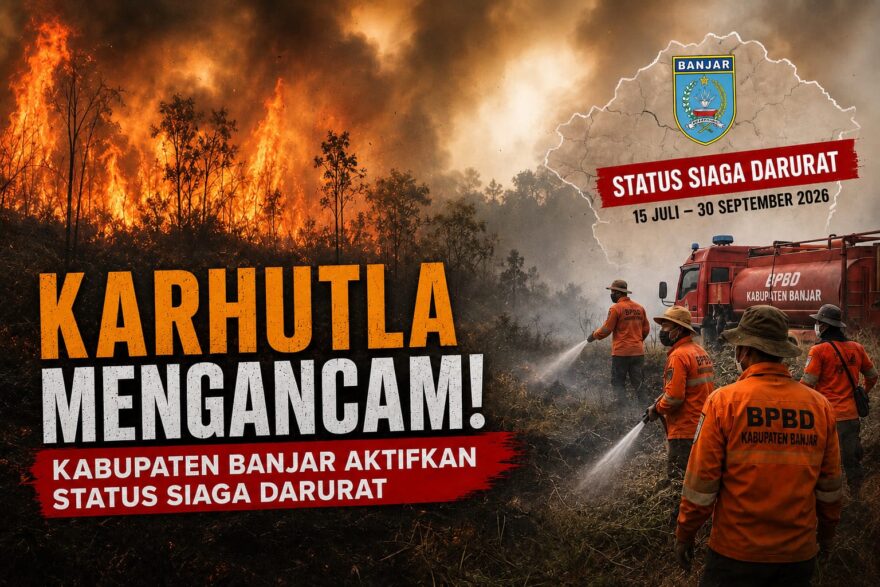 Karhutla Mengancam, Kabupaten Banjar Aktifkan Status Siaga Darurat hingga Akhir September