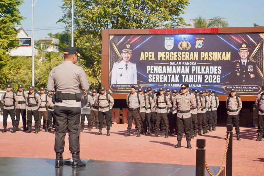 Jelang Pilkades Serentak 2026, Polres Banjar Kerahkan Ratusan Personel Amankan 37 TPS