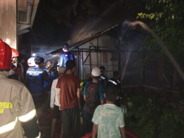 Gudang Peralatan Musholla As Sa’adah Pasayangan Selatan Hangus Dilalap Api