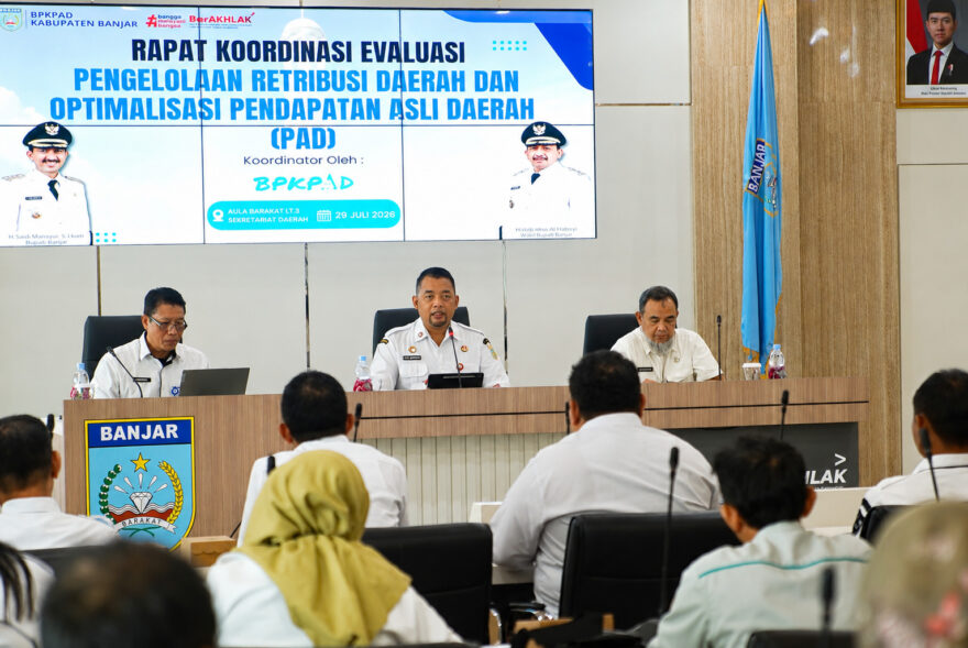 Dana Transfer Dipangkas, Sekda Banjar Minta Seluruh OPD dan BUMD Maksimalkan PAD Lewat Retribusi