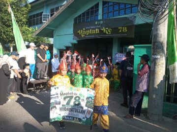 Ribuan Peserta Meriahkan Jalan Sehat Islami HAPLAH ke-78 Ponpes Hidayatullah Martapura