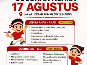 Warga RT 04 Simpang Empat Gelar Lomba HUT RI ke-81, Biaya Swadaya Jadi Bukti Gotong Royong