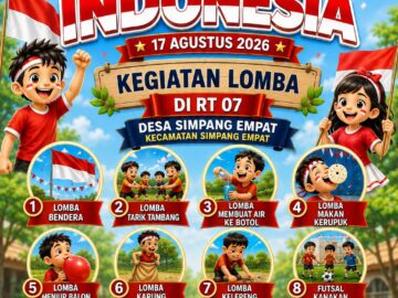 Warga RT 07 Simpang Empat Siapkan 12 Lomba Semarak HUT RI ke-81