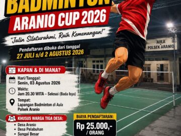 Semarak HUT RI ke-81, Aranio Cup 2026 Jadi Ajang Adu Sportivitas dan Jalin Silaturahmi