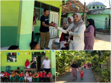 Semarak HUT RI ke-81, Warga Desa Lok Tangga Tumpah Ruah Ikuti Jalan Santai