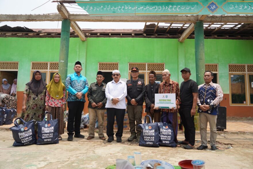 Pemkab Banjar Gerak Cepat Bantu Warga Pingaran Ilir Usai Diterjang Puting Beliung