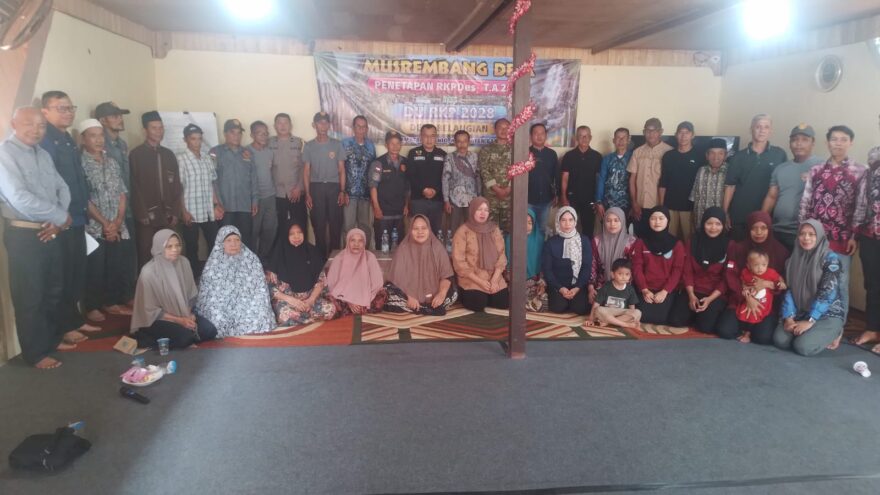 Musrenbang Desa Belangian Tetapkan RKPDes 2027, Camat Aranio Ajak Warga Awasi Pembangunan dan Dana Desa